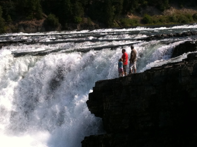 Family on the Falls